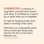 Matthew Hussey Instagram - Making sure we have all of these before getting deeply emotionally invested with someone is so important. When we like someone it’s common to only focus on one of these things, and to make that the reason we should be with someone, i.e. “we have a unique connection” or “I am so attracted to this person”. But this reasoning becomes excuse for allowing someone to treat us poorly or not give us what we really want because we are too afraid of losing them. It’s imperative we zoom out and make sure the foundations of a relationship are really there, to ensure we aren’t lost in infatuation, and that we’re not simply in love with the idea of the relationship. Getting real investment, and ultimately, real commitment from someone can feel so elusive when dating, but it is possible. I have an event coming up on Tuesday, January 23rd which is all about commitment and how to get it. 10k+ have already signed up. You can join them and secure your place on the event for FREE by heading over to LoveLifeTraining.com.