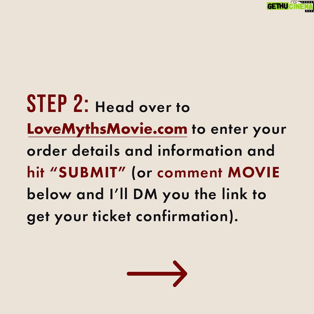 Matthew Hussey Instagram - Exactly 7 days left until the world premiere of my brand new movie, The Love Myths. Have you redeemed your ticket? All you have to do is pre order your copy of Love Life and your FREE ticket will be waiting for you. For all the details on how you can get your copy and redeem your free ticket to the movie premiere, comment MOVIE below and I'll DM you everything you need to know.