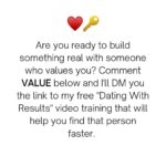 Matthew Hussey Instagram - Do you agree? Tell me in the comments, and be sure to include the word VALUE if you would like me to send you a free training on this subject. #MatthewHussey #Relationships #Dating
