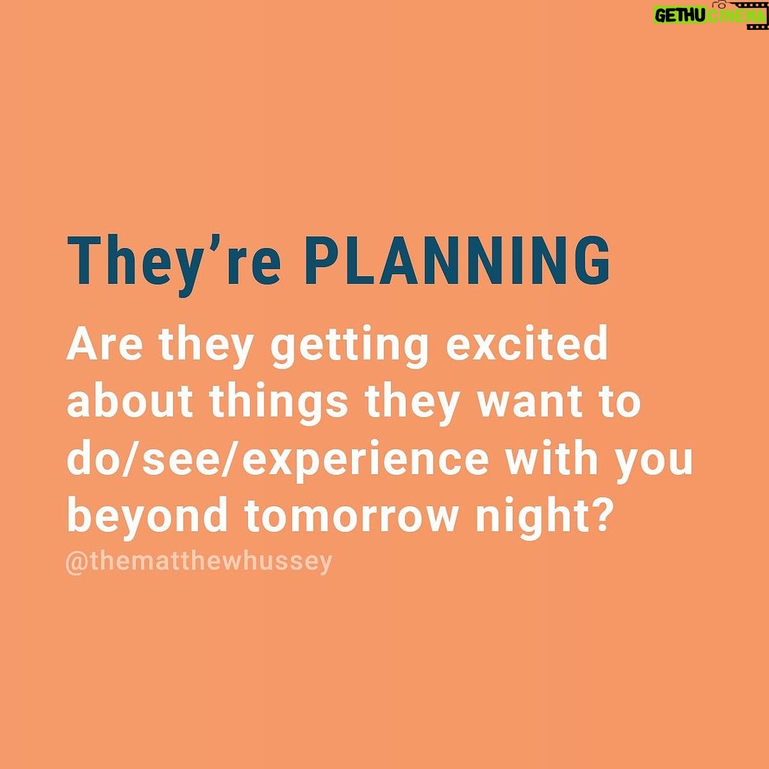 Matthew Hussey Instagram - The danger of getting attention from someone we like is that we can quickly start to invest in a story that our mind has created and ignore whether we see signs they are really investing in us. There’s nothing wrong with enjoying the attention someone is giving you. Just don’t confuse ATTENTION with genuine INTENTION. You can’t instantly know what someone’s intentions are, of course, but there are things you can look out for along the way that may give you some clues . . . If you want 67 specific and practical ways to create momentum in early dating, check out MomentumTexts.com or click the link in my IG profile.