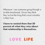 Matthew Hussey Instagram - Remember, you were 50% of that relationship ❤️ For anyone heartbroken and hurting, I have created a “Happiness After Heartbreak” series where I interviewed 8 experts on breakups, recovery, and self-love. Head over to HeartbreakSeries.com for all the details on how you can start watching now ❤️‍🩹