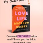 Matthew Hussey Instagram - After 4 years of secrecy, I’m thrilled to share with you that my new book is finally finished. It’s called “Love Life - How to Raise Your Standards, Find Your Person (And Live Happily No Matter What).” It’s available to pre-order now, arriving in April 2024, and by pre-ordering, you’ll receive the most incredible free gifts we’ve ever offered. (Just comment PREORDER below or visit lovelifebook.com.) Here’s a little background . . . In the years since I wrote my first book, I began to notice that even when armed with the best advice about how to create attraction and opportunities in dating, many people were still struggling to find love. Around this time, I was wrestling with the same question after experiencing a tremendous heartbreak alongside chronic physical pain. I started to question my choices—wondering if I’d ever find the kind of relationship I’d always hoped for. It was only once I hit rock bottom that a new realization shifted my perspective: The REAL reasons I was struggling to find the kind of love I was looking for had been invisible to me so far in my life—and they had to do with more than just my love life. In the years that followed, I went on a journey of exploration to find the answers, and I was transformed by the discoveries, insights, and techniques I’ve now put into this book. I’ve become far more open-hearted, vulnerable, and compassionate toward others and myself. (And as I was writing this book, I met the love of my life, Audrey, and we’re getting married later this month!) No matter where you find yourself today, “Love Life” will provide the roadmap to creating the love you want—both with a partner AND within yourself. It has the tools for finding love, and the tools for loving life with or without it, all in one place. I want to say thank you to all of you who have supported and grown with me over the last 15 years. Your stories and the questions you’ve vulnerably shared (many of which I answer in this book!) have helped me shape ”Love Life” into what it is . . . I hope we can keep growing together for many years to come. I can’t wait for you to read the book soon. Massive love ❤️ Matthew
