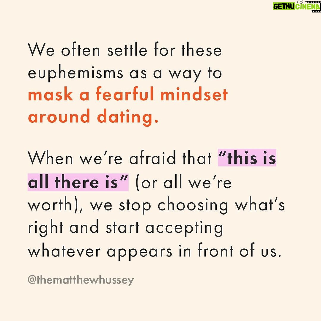 Matthew Hussey Instagram - When we’re dating someone who doesn’t know what they want, we’ll often appropriate their excuse and use vague language like “we’re just having fun” or “let’s see what happens.” This can feel like a comfort in the moment, but it can also be a way of avoiding having the hard conversation we’re afraid to have because we don’t trust that the answer will be what we want to hear. In other words, we worry the party will end if we express our needs or standards. Have you ever done this? Let me know what you think in the comments. I love reading them!