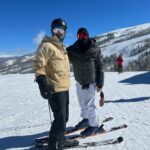Matthew Hussey Instagram - We are in the middle of a really busy few months, but we got the opportunity to go away with our friends for the weekend skiing. Me and Audrey have never skied together before, so we took the opportunity. We hadn’t bought any ski stuff until the night before, so we just grabbed a bunch of things in a sale in a local store, all within about an hour. Doing this trip will also no doubt make this next week a little more hectic work-wise. But I believe that when the right adventure comes along with people you enjoy spending time with, sometimes you just have to make it work, however imperfectly. What small or imperfect adventures do you want to make happen in the next couple of months, regardless of the day to day responsibilities of your life? Leave a comment and let me know! Aspen, Colorado