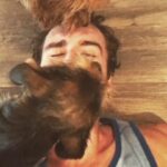 Matthew Lewis Instagram - Nellie and Luke always keen to congratulate me after leg-day. Thanks, guys. #salty #letmerestinpeace