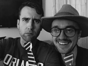 Matthew Lewis Instagram - He's a truly good man, some say the purest of us all, and I was really much happier to see him than I like to let on. Superb weekend at @universalorlando seeing old friends at the #HPCelebration. Universal Studios Florida