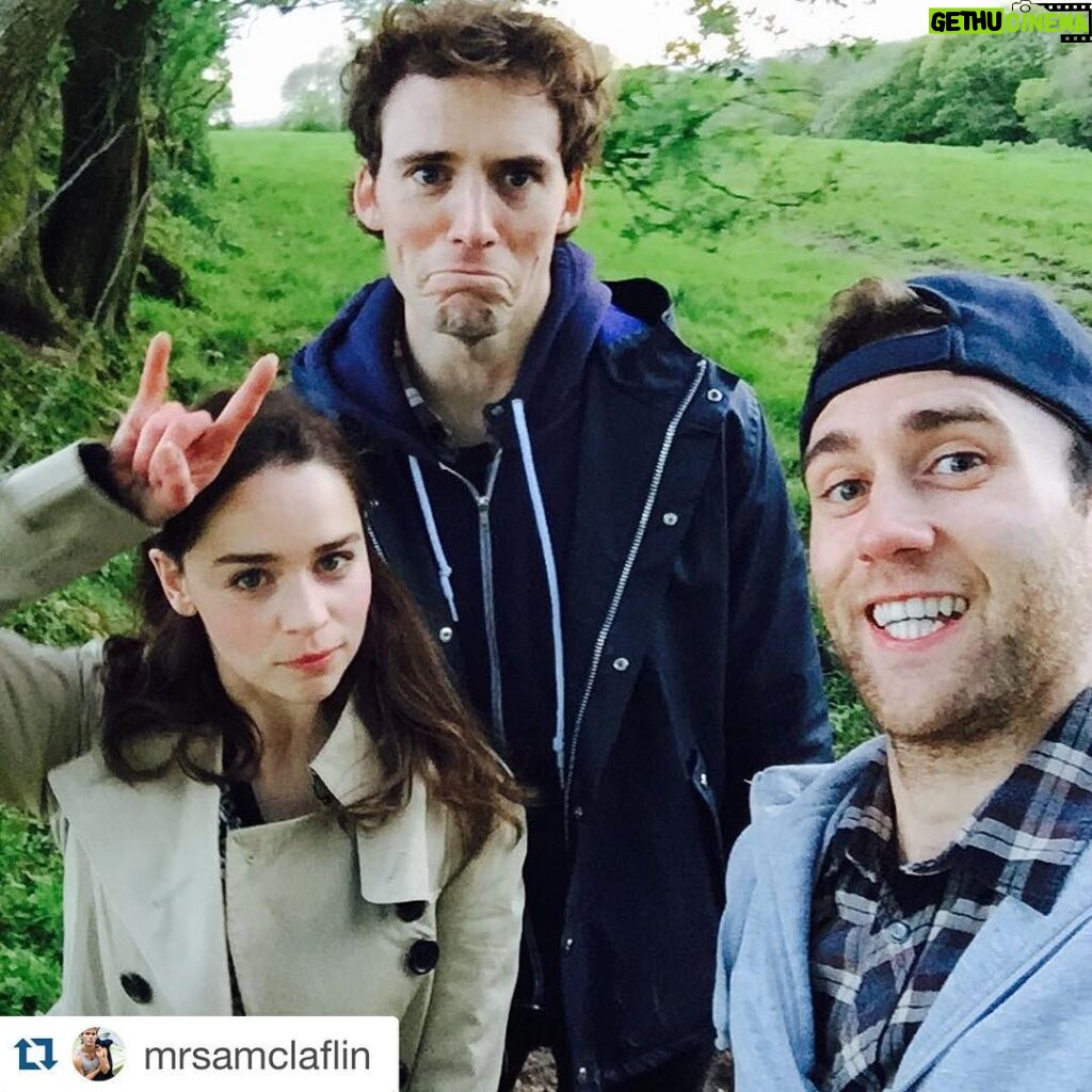 Matthew Lewis Instagram - #Repost @mrsamclaflin "Come on, Matt, come for a walk with us," they said. "...It'll be fun!" they said. Yeah, right. Mistakenly marching into a herd of maternally enraged cows ain't what I had in mind. Look at me, putting on a brave face for the camera. The only one without true fear in their eyes is bad ass @emilia_clarke. She's gangsta. Cheers, guys 😒. @mebeforeyouofficial