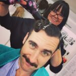 Matthew Lewis Instagram – Last week of #RipperStreet for me. Eileen with the hair skillz. #EndOfAnEra #TurnOfTheCenturyChic #GiveUsAWave