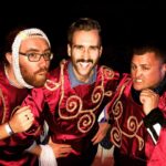 Matthew Lewis Instagram - Operation Orlando a complete success. My first trip in an unofficial capacity and I end up throwing beads at bystanders from the 4th of July float dressed like Aladdin. Now it's back to Blighty for tea and medals. #Murica #MardiGras #Wot 🇺🇸🐱😍 Universal Studios Florida