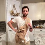 Matthew Lewis Instagram – New Year’s resolution: look less wasted in photographs. 

In my defence, he encourages it. #devilonmyshoulder