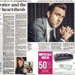 Matthew Lewis Instagram - Big thanks to The Evening Standard for dirtying their pages with my mug. I talk about #RipperStreet #HappyValley #MeBeforeYou and other things. There's also a winter sale on sofas, 50% off apparently. Read it online here... http://bit.ly/1PJWBP8
