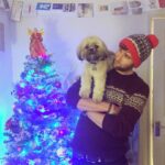 Matthew Lewis Instagram - Merry Xmas, kids. Love, Matt & Baxter x