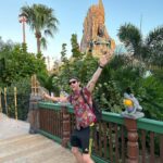 Matthew Lewis Instagram – Volcano Bay. The highest peak in the state of Florida. And it’s got a slide in it. Does your highest peak have a slide in it?

Only mad dogs and Englishmen go out in the midday sun. And the Florida winter apparently. Had the place to ourselves. Class. @universalorlando