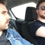 Matthew Lewis Instagram - Finding my own entertainment whilst simultaneously irritating a hungover @nrushfirth on a car journey is what life is all about. #YesWhitney #WhenTheBeatDrops #Roadtrip