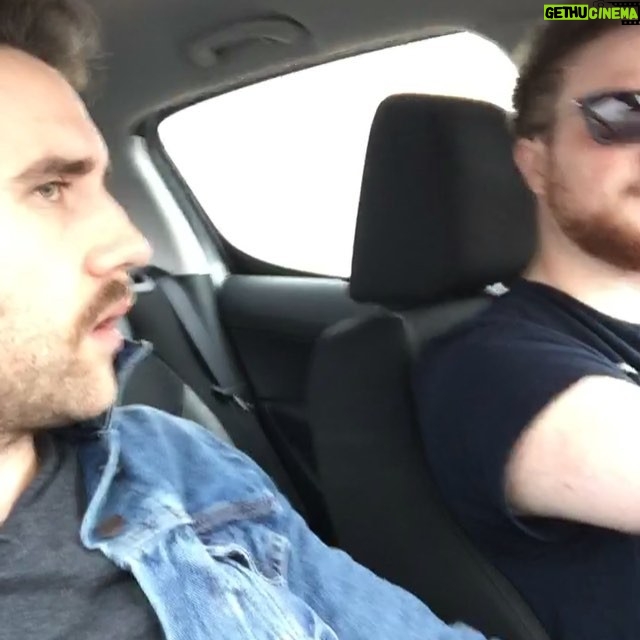 Matthew Lewis Instagram - Finding my own entertainment whilst simultaneously irritating a hungover @nrushfirth on a car journey is what life is all about. #YesWhitney #WhenTheBeatDrops #Roadtrip