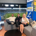 Matthew Lewis Instagram - Can’t say I don’t have the legs for it. Podcasting, that is. Last time I played football one of them broke in half. Back at Elland Road with the old gang as @leedsunited brushed aside those dog botherers from round the way. Nice shiny studio guys, @jermainebecks83 @eljonesuk