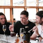 Matthew Lewis Instagram - Had a lovely time visiting Patagonia 🇨🇱 with @jamesphelps_pictures and @oliver_phelps for @fantasticfriendsofficial. You can watch the three of us hike 🥾 and horse ride 🐎, chase cougars 👀 and attempt to herd sheep 🐑, amongst many other things I’ve never done before and probably shouldn’t be allowed to do again. Available on HBO in Europe, Crave in Canada and more coming soon @mndassoc