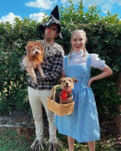 Matthew Lewis Instagram - Lions and tigers and bears, oh my! I’m gonna have a couple of tinnies tonight to make up for our missing member. Happy Halloween! 🎃