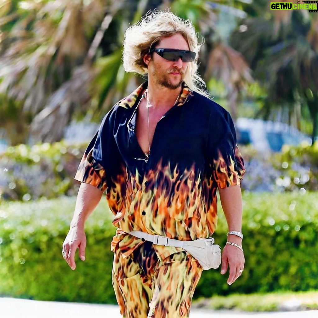 Matthew McConaughey Instagram - the world is conspiring to make you happy. And P.S..happy birthday to another flame fashion wearin Fieri out there.