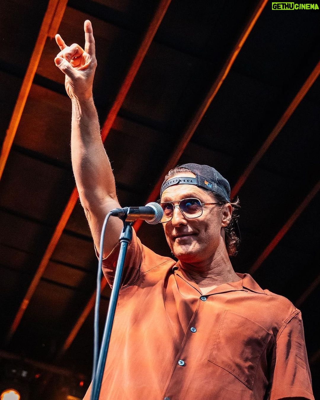 Matthew McConaughey Instagram - the Corral #blessthemood #travelwithmcconaughey Moody Center ATX