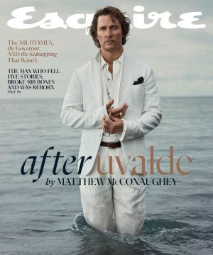 Matthew McConaughey Instagram - i hope i told it well
Link in bio @esquire 

Photographer: @robbiefimmano 
Stylist: @billmulleninc 
Groomer: @johnny.hernandez.hair 
Design Director: @rw3ll 
Visuals Director: @justinsoneill 
Executive Director, Entertainment: @randipeck 
Editor in Chief: @michaeljsebastian