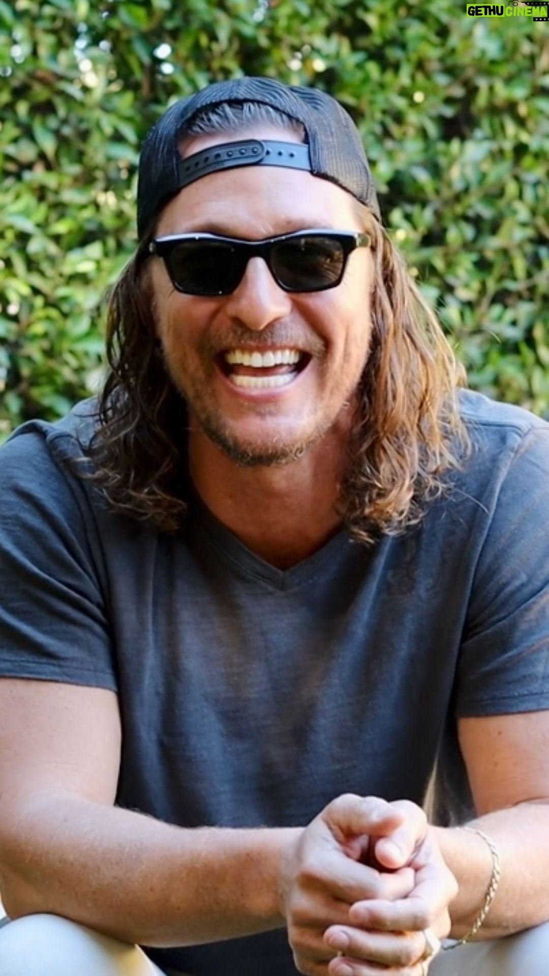 Matthew McConaughey Instagram - parlay #superbowlsunday