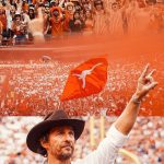 Matthew McConaughey Instagram - thank you big 12 #hookem #gameday DKR Texas Memorial Stadium - Texas Longhorns