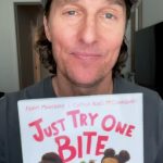 Matthew McConaughey Instagram - enjoy the rhyme and enjoy the reason. #JustTryOneBite out now!@camilamcconaughey