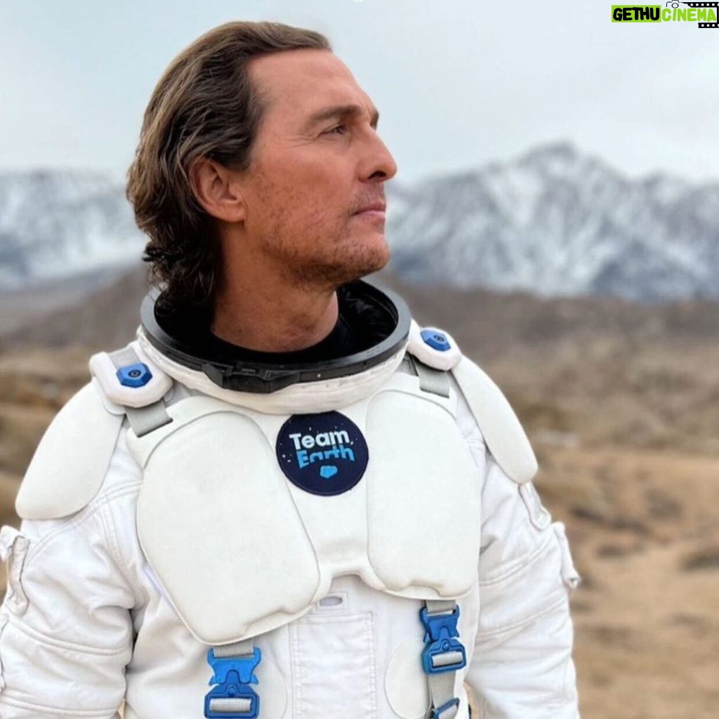 Matthew McConaughey Instagram - its not time to take off, its time to take on. #TeamEarth