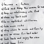 Matthew McConaughey Instagram - goals from ‘92 #greenlightsjournal #greenlightsbook