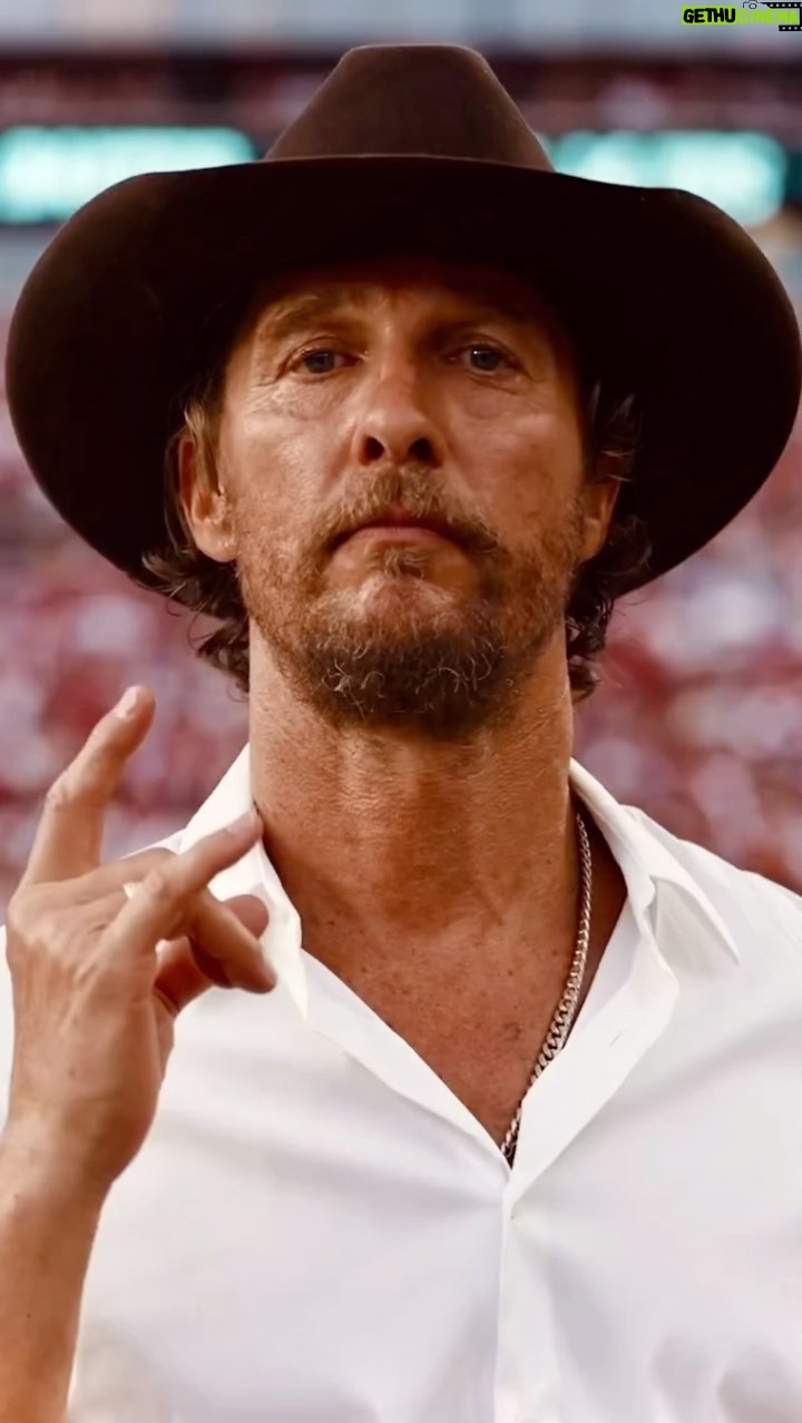 Matthew McConaughey Instagram - parlay @texasfootball @texasmbb #hookem Austin, Texas