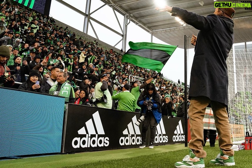 Matthew McConaughey Instagram - opening day. can you hear us? #verde #listos @austinfc Q2 Stadium