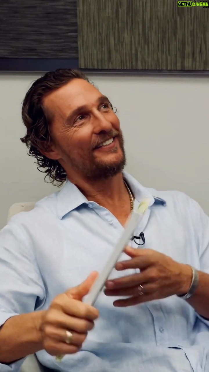 Matthew McConaughey Instagram - out now #justbecausebook