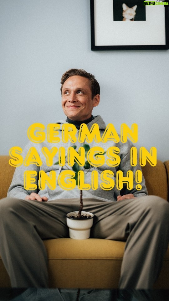 Matthias Schweighöfer Instagram - Heute mal wieder tierisch RAM auf GERMAN SAYINGS?! Animally Bock auf unsere kleine Show?! Here we go ... Once a week I translate GERMAN SAYINGS INTO ENGLISH and explain them a little bit. Ich übersetze für euch deutsche Sprichwörter & Redewendungen - a la Matthias ... #GermanSayings