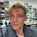 Matthias Schweighöfer Instagram - That escalated quickly ... on set 😉 Our make-up artists did a great job for our current film shoot Das ist eskaliert ... am Set 😉 Unsere Make-up Artists machen einen tollen Job beim aktuellen Filmdreh
