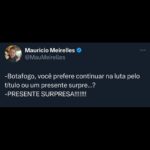 Maurício Meirelles Instagram – MAIS UMA SEMANA SENDO BOTAFOGUENSE.