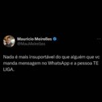 Maurício Meirelles Instagram – Aprovo colocar essa frase na sua bio do Zapzap.