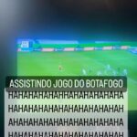 Maurício Meirelles Instagram – Assistindo jogo do Botafogo