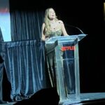 Maura Rivera Instagram - Gracias @netflix por la invitación al estreno de Griselda 🤎💛🤎💛🤎💛🤎💛🤎 Muy buena serie 👌🏼 #miami #netflix #griselda #sofiavergara #lanzamiento #estreno Miami, Florida