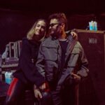Mauricio Montaner Instagram - Acá con la rockstar… Me gustaron todas así que las subí todas… y la última pa que entiendan el contexto… estás fotos fueron justo antes de salir a cantar. Monterrey, Nuevo Leon, Mexico
