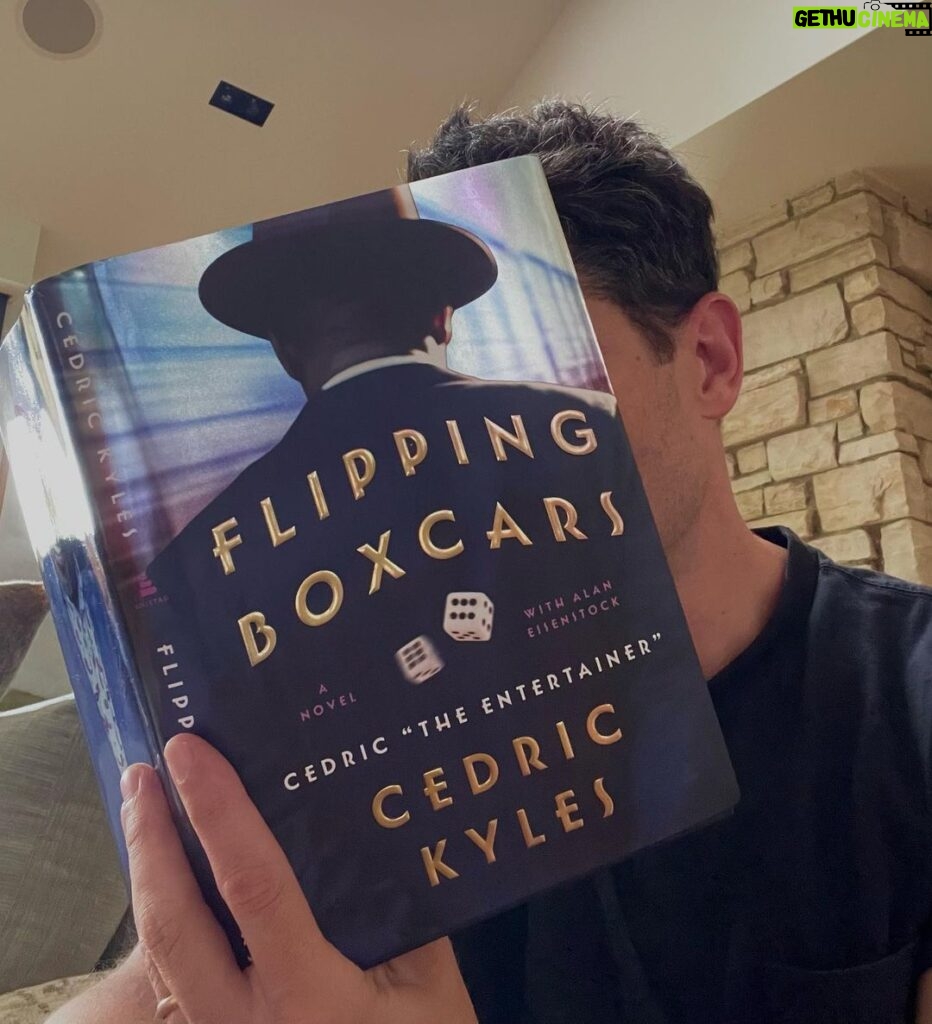 Max Greenfield Instagram - I need glasses. Also my friend @cedtheentertainer wrote a book and it’s FANTASTIC! Congratulations Ced. So very happy for you. #FlippingBoxcars @amistadbooks