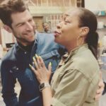 Max Greenfield Instagram - Reposting this photo because there isn’t one I like better Happy Birthday to the Queen 👑 @tichinaarnold ❤️❤️❤️
