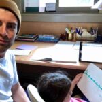 Max Greenfield Instagram - #HomeSchooling #ProfessorGreenfield God Help Us All 🙏🏻🙏🏻🙏🏻