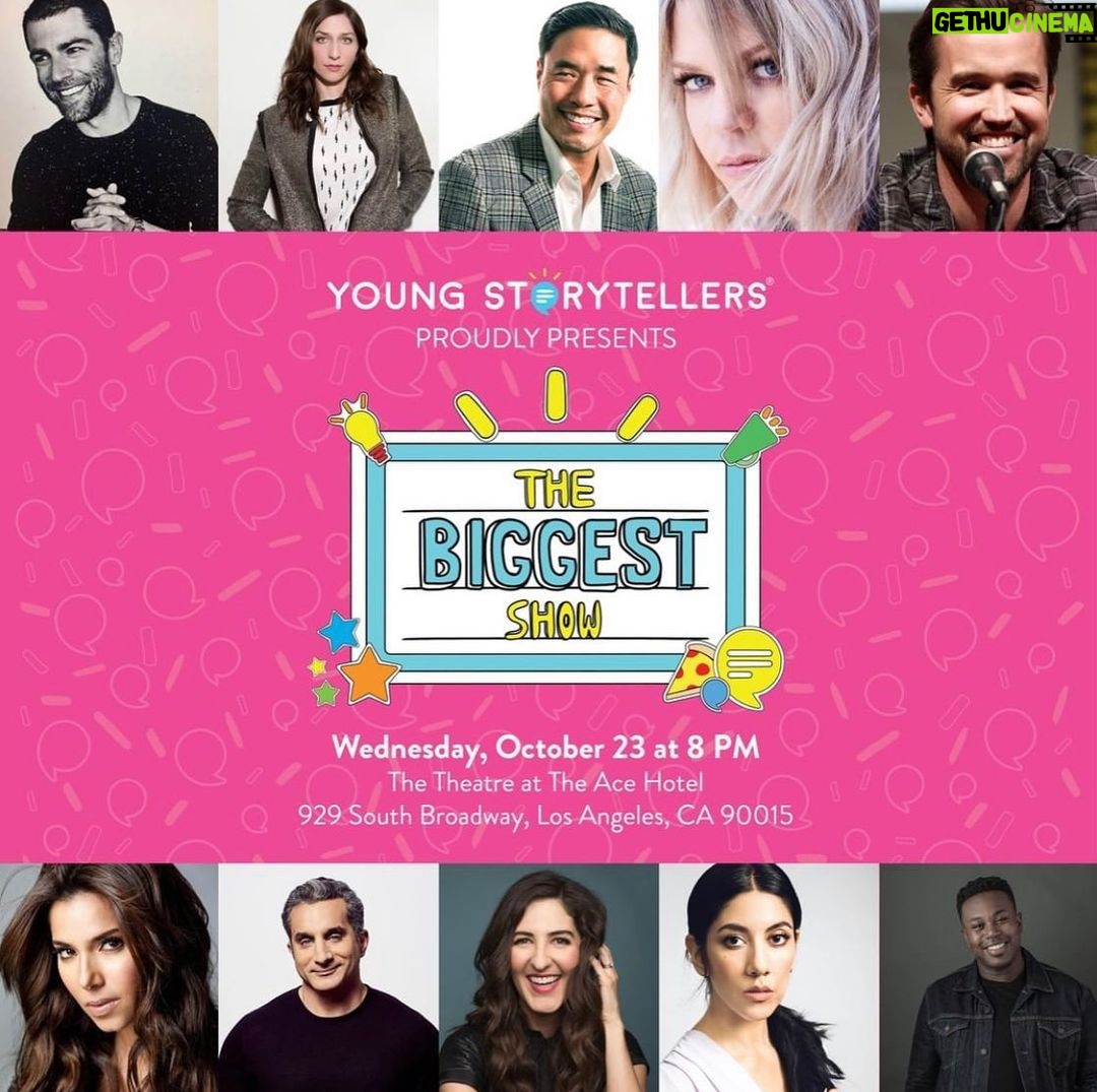 Max Greenfield Instagram - Excited to be apart of this incredible event once again @youngstorytellers