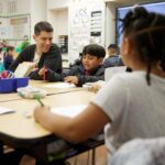 Max Greenfield Instagram - If it were up to me every week would be Teacher Appreciation Week. I’m THRILLED to partner with @Paper_Mate to kick off their #ThanksToTeachers initiative ahead of Teacher Appreciation Week! Together, we donated $20,000 and much needed supplies to ACES elementary in Los Angeles, and that’s just the beginning. Now through 5/31, Paper Mate is donating $1 from each purchase (up to $100K) to help stock our teachers’ classrooms across the country through @adoptaclassroom. Spoiler alert: My kids’ teachers are getting Flair Pens! Join me this May in thanking our teachers for all they do. #PaperMatePartner