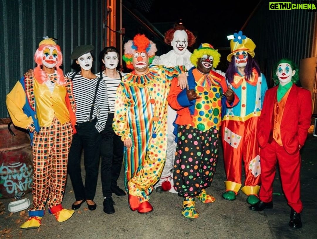 Max Greenfield Instagram - Shit gets real on @latelateshow tonight. One of those clowns is me I think