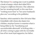 Max Greenfield Instagram - Congratulations to @tesssanchezgreenfield A beautiful example of perspective and acceptance after a really shit couple of years. I love you. We love you. And I’m so hoping Michelle Williams agrees to record the audio book. ❤️❤️❤️ @hollywoodreporter @gallerybooks