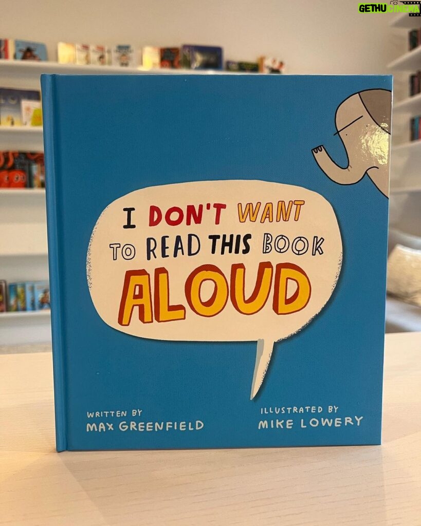 Max Greenfield Instagram - BOOK DAY #idontwanttoreadthisbookaloud Out Now! Wherever books are sold Thank you @penguinkids @mikelowerystudio