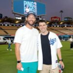 Max Greenfield Instagram - Thank you to @claytonkershaw and @ellenkershaw for having @cedtheentertainer and I at #pingpong4purpose Wonderful people. Wonderful cause. @kershawschallenge