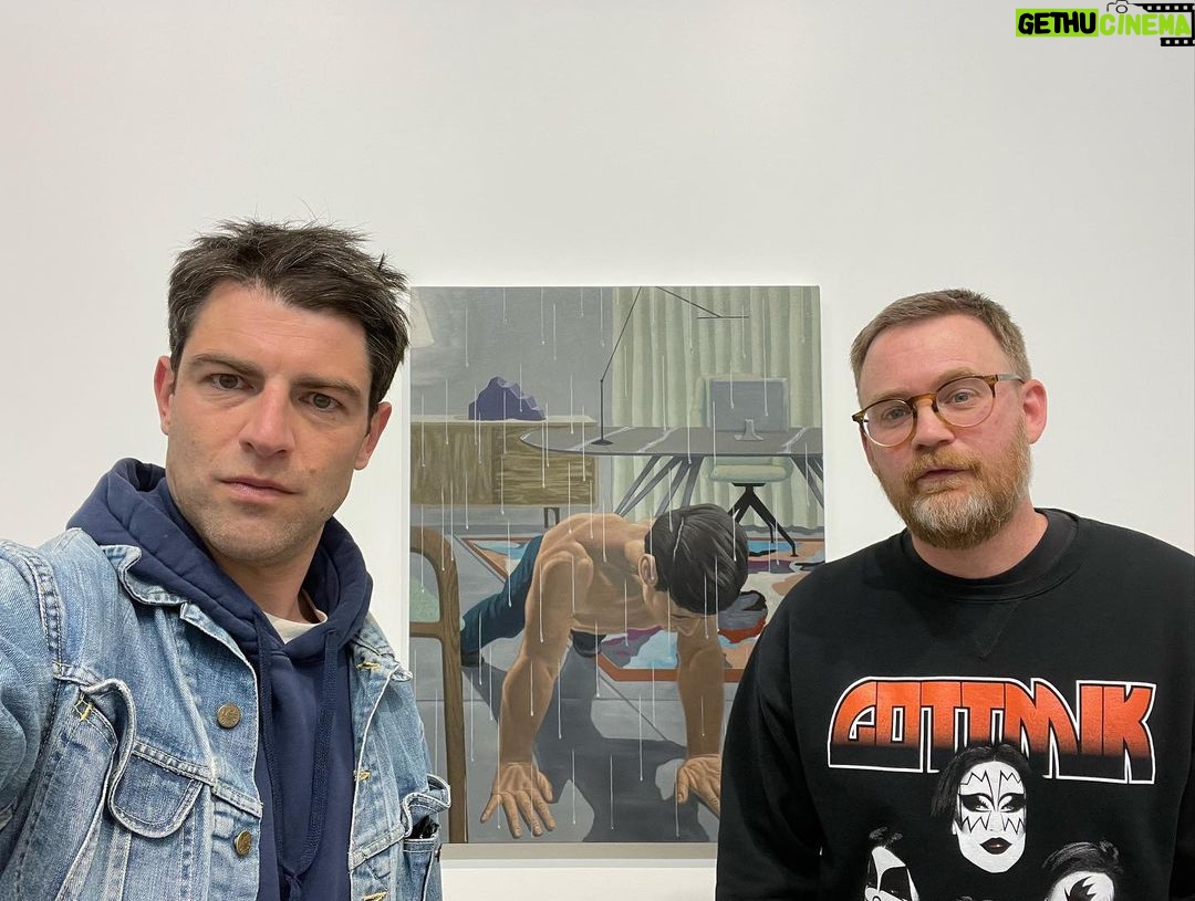 Max Greenfield Instagram - Party Time @kevingchristy is showing at the new @theholenyc 🏄🏻♂️🏄🏄🏻♂️